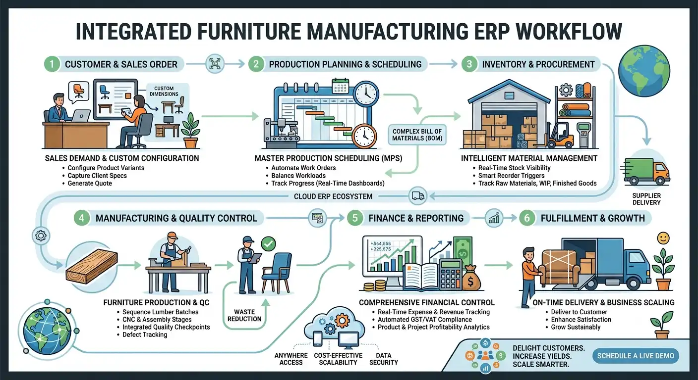 Odoo Furniture Manufacturing ERP Software for Smarter Business Management