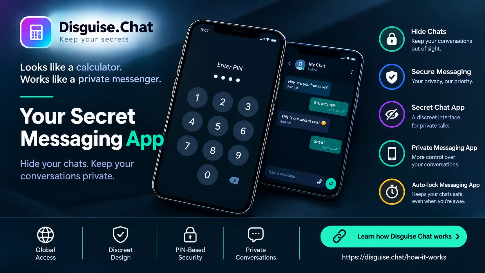 How to Hide Chats with a Secret Chat App | Secure Messaging App Disguised as a Calculator