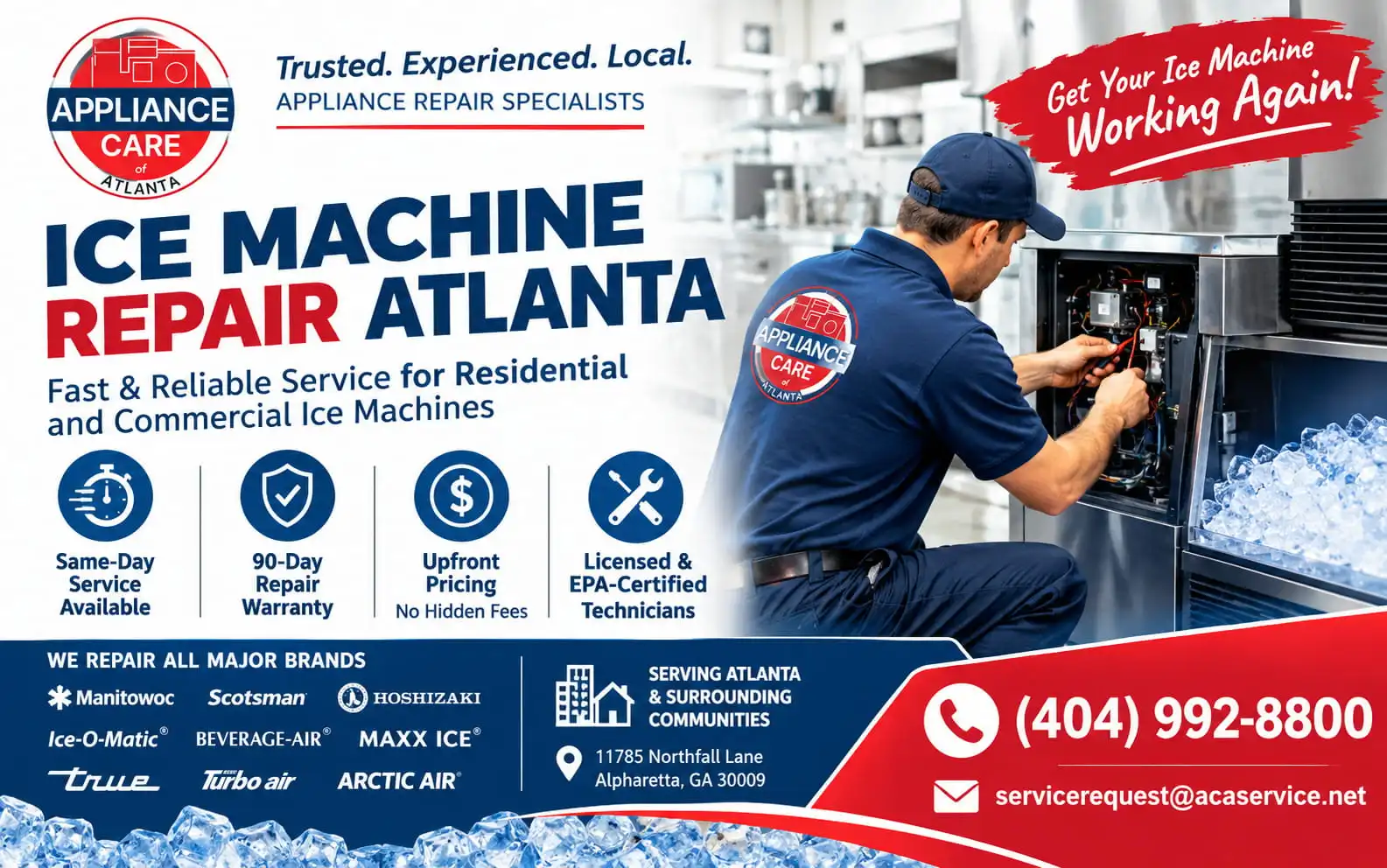 Appliance Care of Atlanta – Expert Ice Machine Repair in Atlanta, GA
