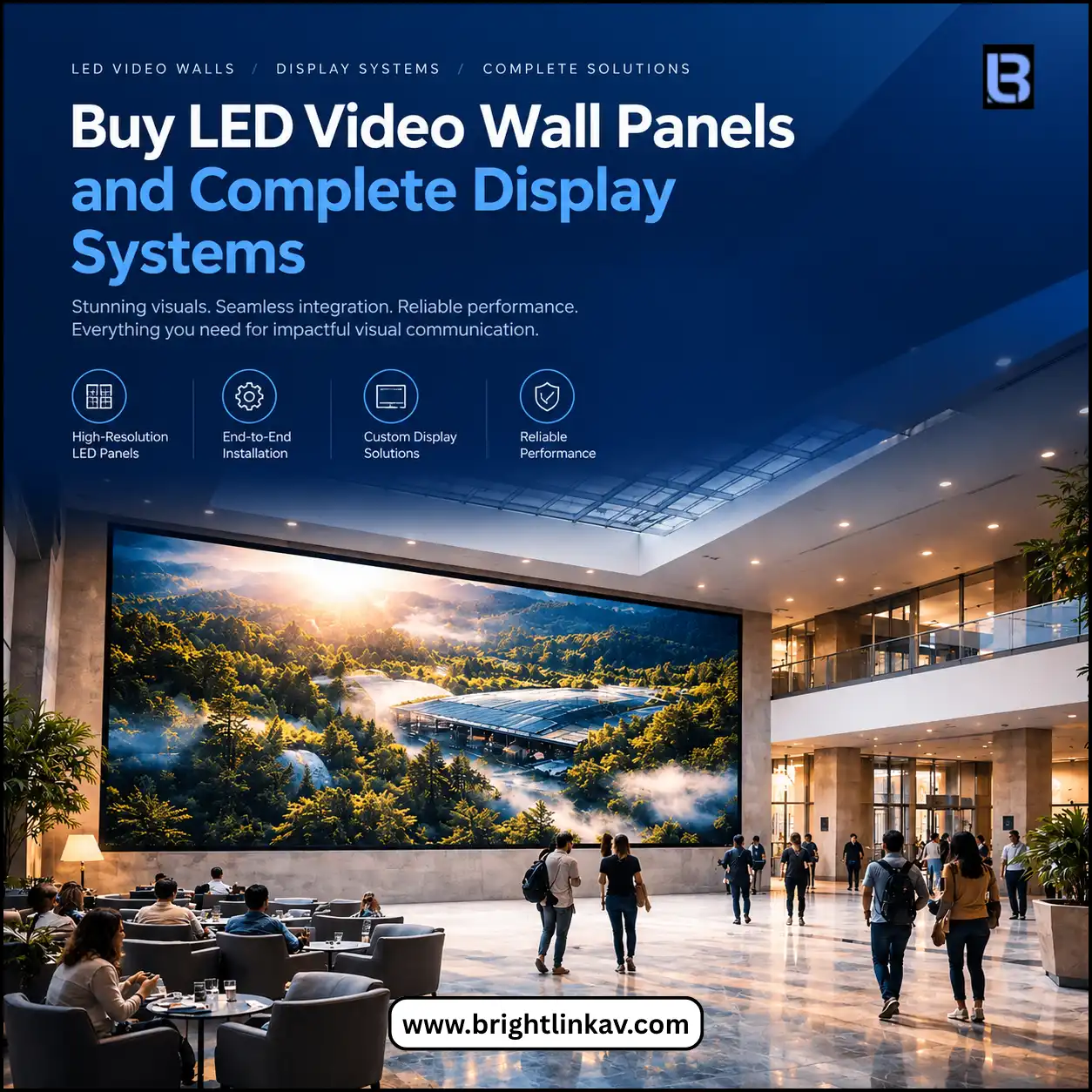 Buy LED Video Wall Panels and Complete Display Systems | Brightlink AV